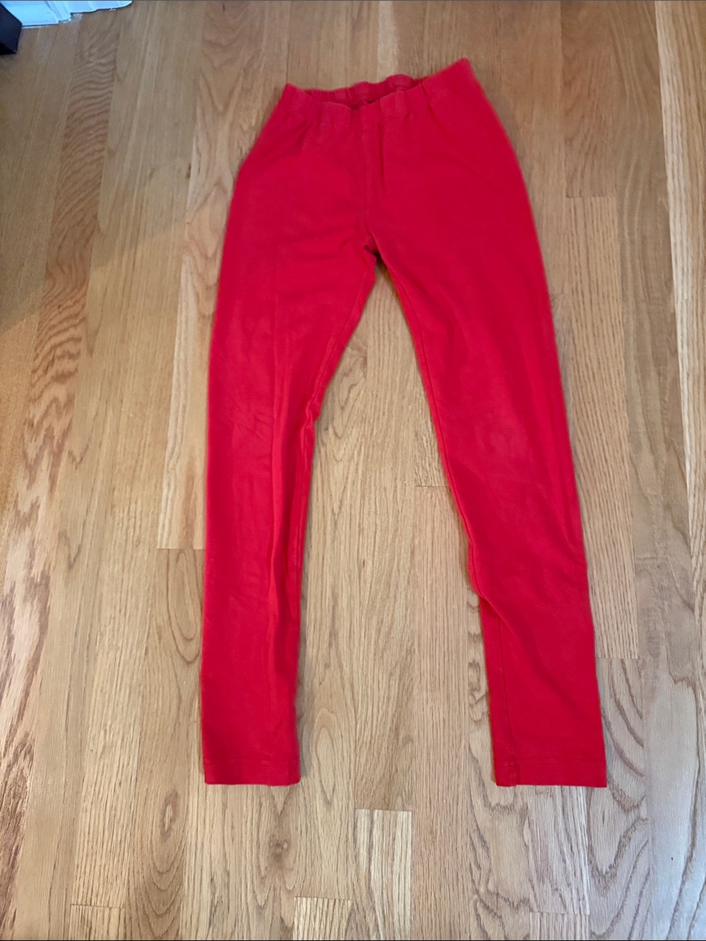 Hanna Andersson Bright Red Girls' Stretch Leggings